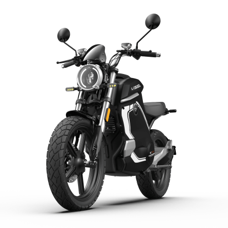 Электромотоцикл Super Soco TC Wanderer Pro 2024 года. Черный