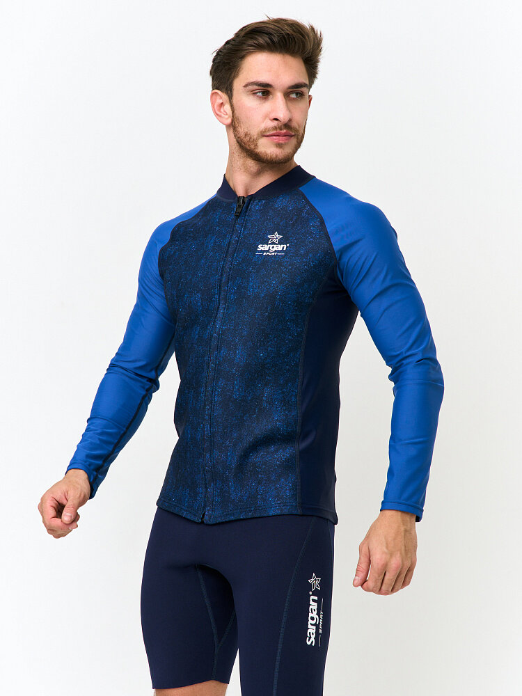 Куртка неопрен SARGAN Sport 1060/BL мужская 2мм синий XXXL