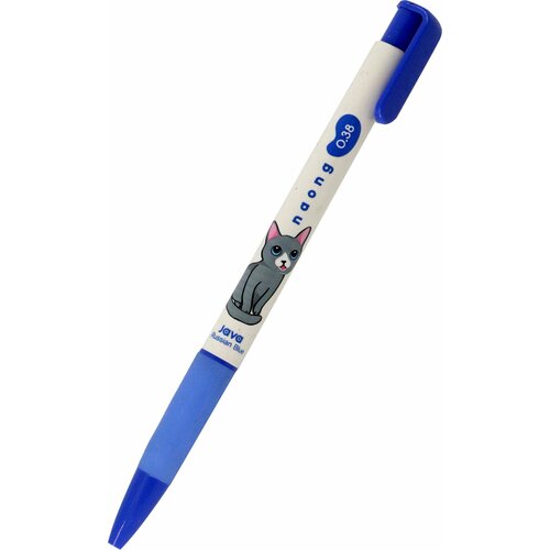 Ручка шариковая автоматическая Naong Russian Blue, 0,38 мм, синяя