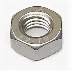 фото Гайка М 12 из нержавеющей стали А2, 10шт.