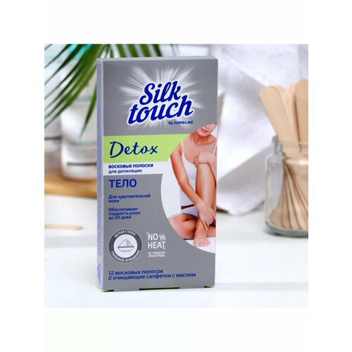 Восковые полоски для депиляции Carelax Silk Touch Detox для 349₽