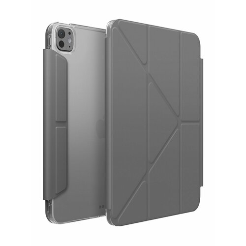 Чехол для планшета Uniq Camden Click для iPad Pro 13 2024 , цвет серый (Rhino Grey)