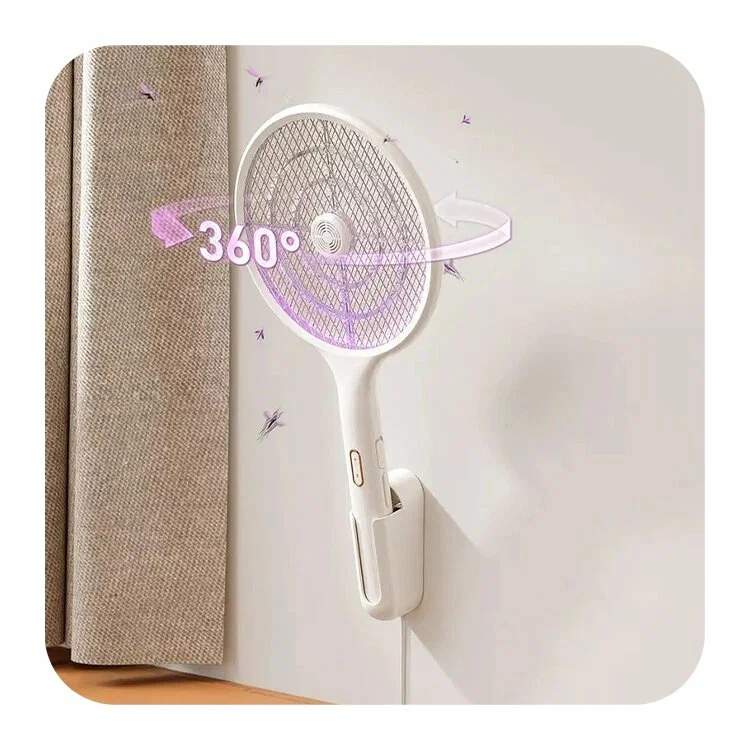 Изображение Электрическая мухобойка Qualitell Transformable Electric Mosquito Swatter V2 (ZSS240913) Gray