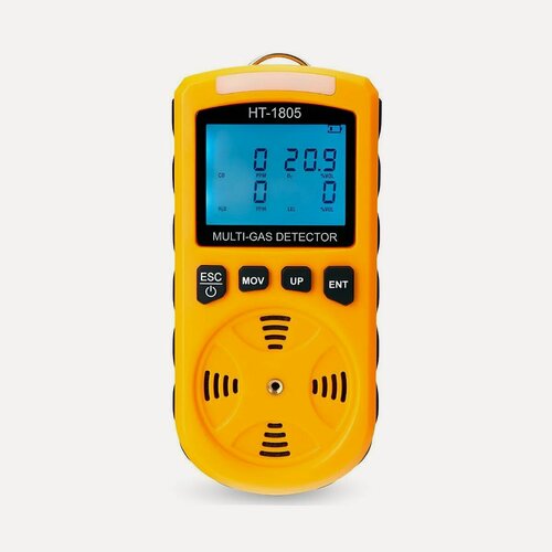 Изображение товара Детектор газа четыре в одном Hti НТ-1805 (EU) (J1091RU) газоанализатор портативный переносной с сигнализацией, газовый анализатор индивидуальный