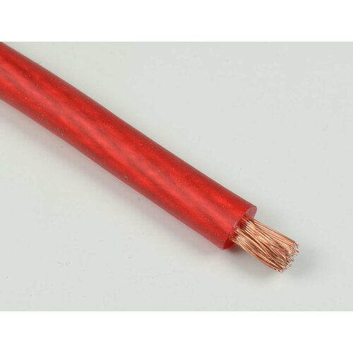 Кабель питания автомобильный 8ga 9 кв мм красный ARIA омеднённый алюминий метражом 110₽