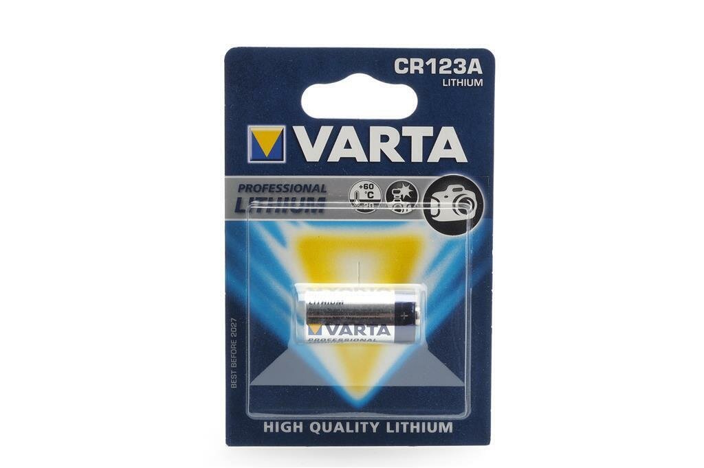 Батарейка VARTA PROFESSIONAL LITHIUM CR123A BL1 (блистер 1шт)