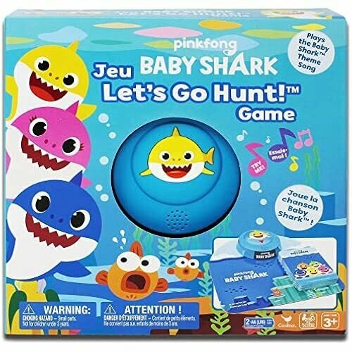 Baby Shark Let's Go Hunt Детская игра с музыкой для 2-6 игроков от 3 лет