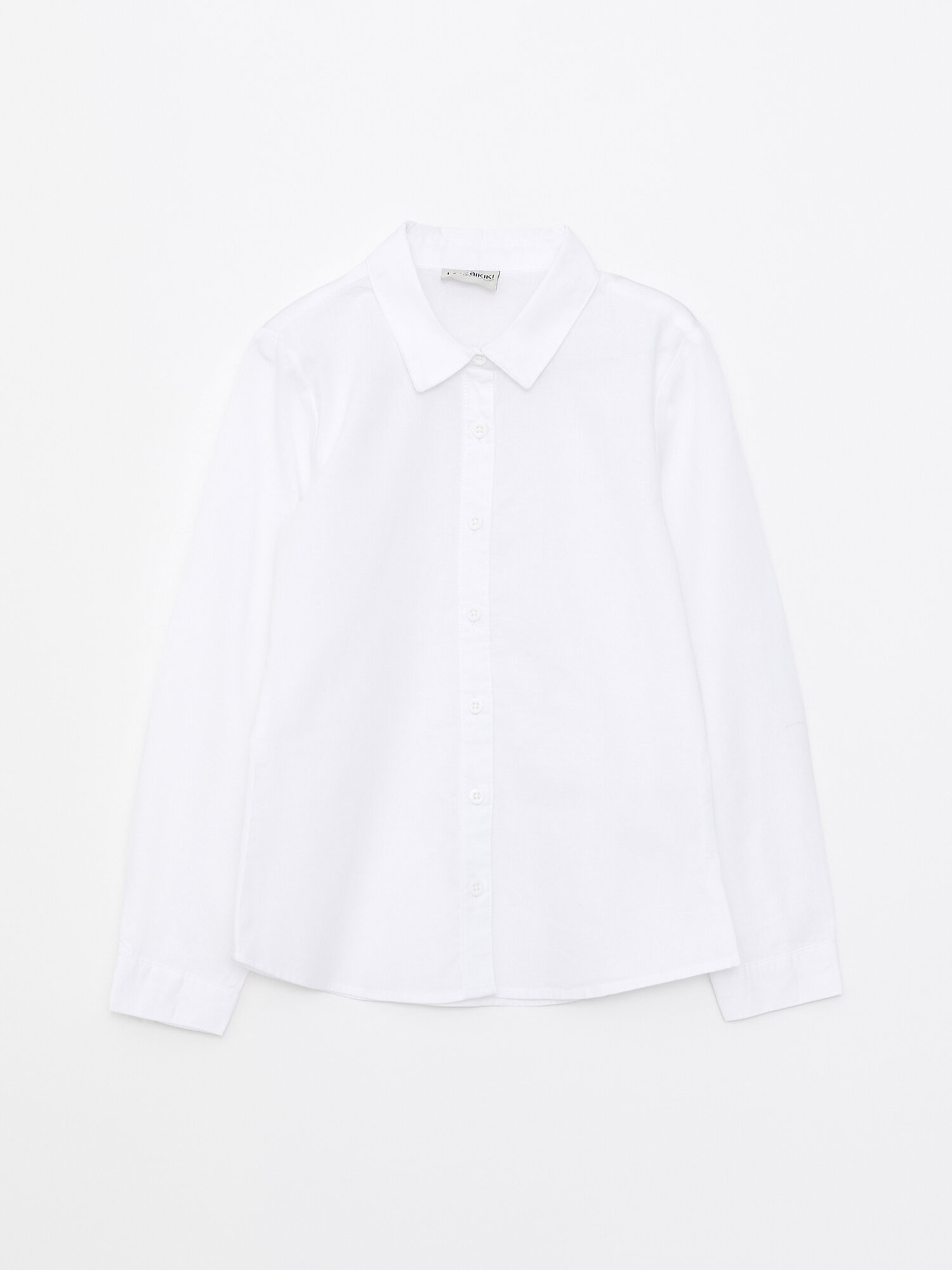 Школьная рубашка LC Waikiki, размер 8-9 лет, белый