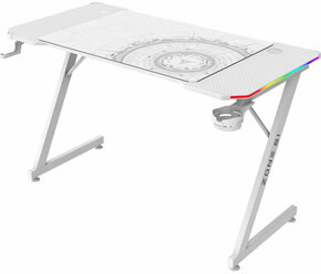 Компьютерный стол ZONE 51 Trine 120 RGB White (Z51-T2R-WH)