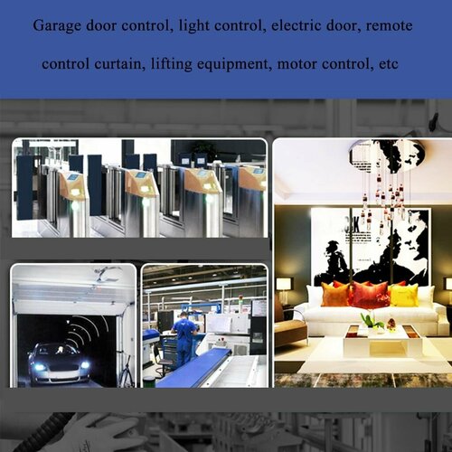 Беспроводной радиочастотный пульт дистанционного управления, 2 канала переменного тока, 220 В 380 В, заводской светильник, один передатчик водяного насоса, приемник высокой мощности 3000 Вт