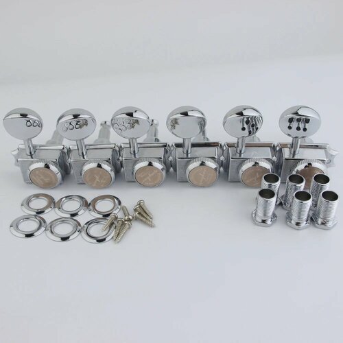 GUYKER GK136SP Фиксирующие тюнеры для гитары 1:15, Серебряный