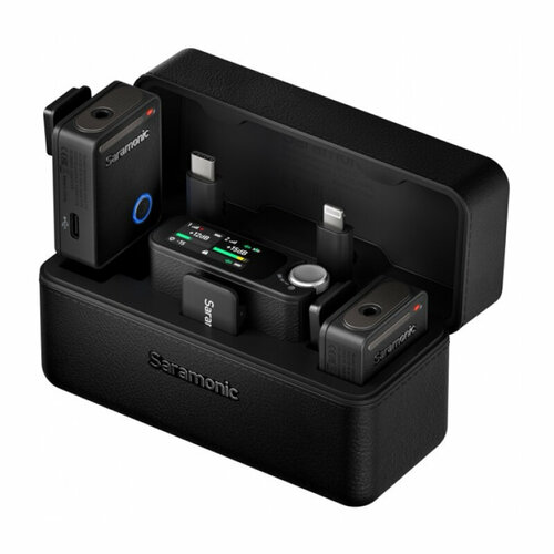 Saramonic Ultra 03 TXTXRX Радиосистема 24Гц в кейсе с подзарядкой 2 петличных микрофона 40090₽