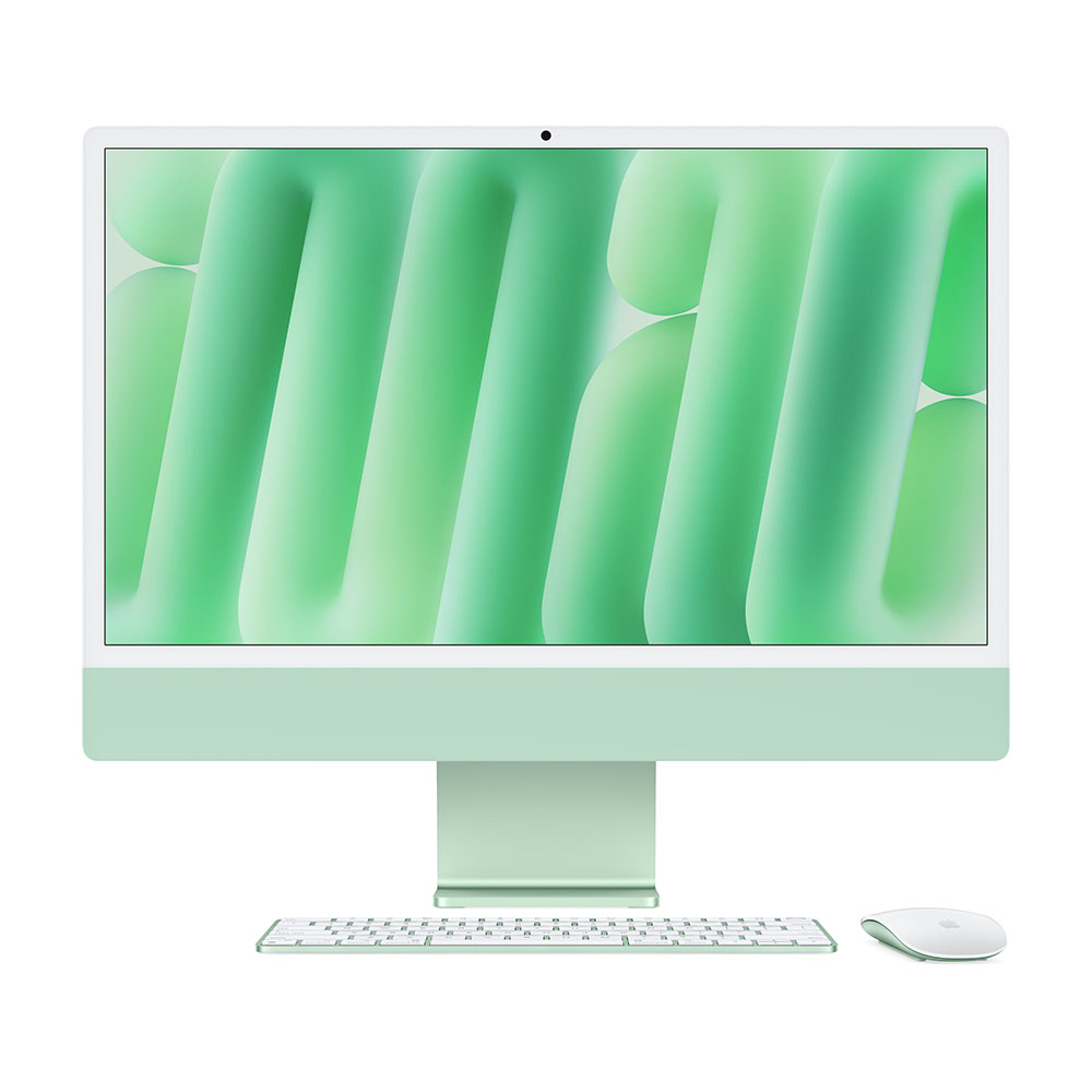 Apple Моноблок Apple iMac 24 2024 (M4 8-Core, GPU 8-Core, 16GB, 512GB) (Зелёный, 16 ГБ, 512 ГБ, Z1E4000GS)