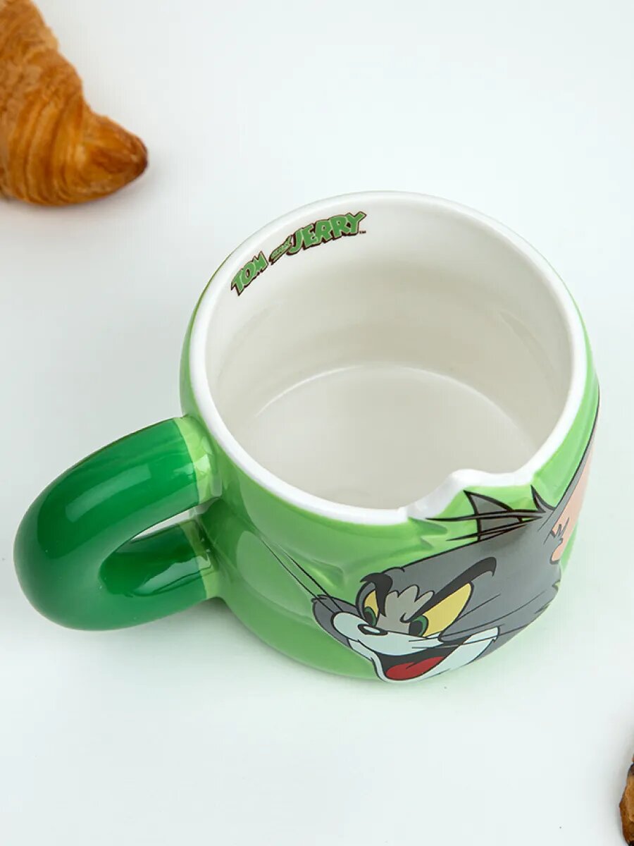 Кружка DB HOMME "Том и Джерри", керамическая, для чая, использование в СВЧ — фото 1