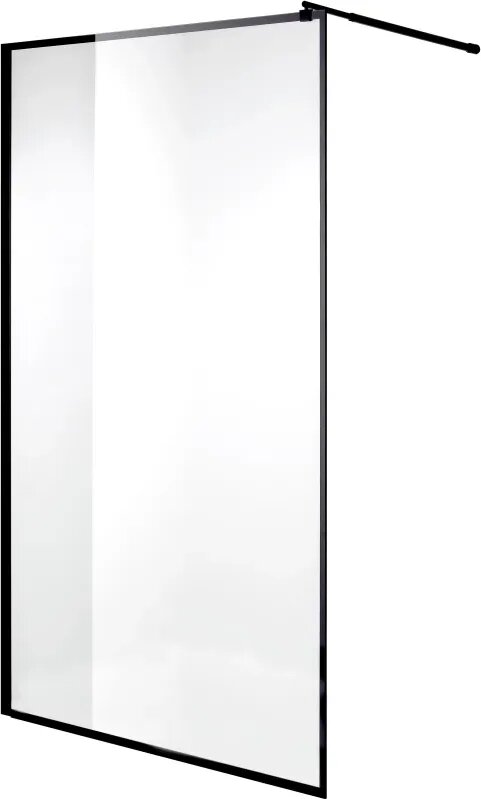 Душевая перегородка Niagara Nova 90x195 NG-687-90BLACK профиль черный стекло прозрачное