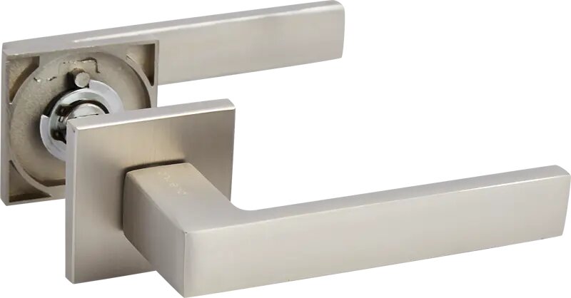 Дверные ручки Puerto Куббаито без запирания цвет супер матовый никель