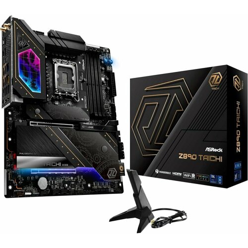 Материнская плата ASRock Z890 TAICHI Motherboard ATX LGA1851 90-MXBPR0-A0UAYZ 87990₽