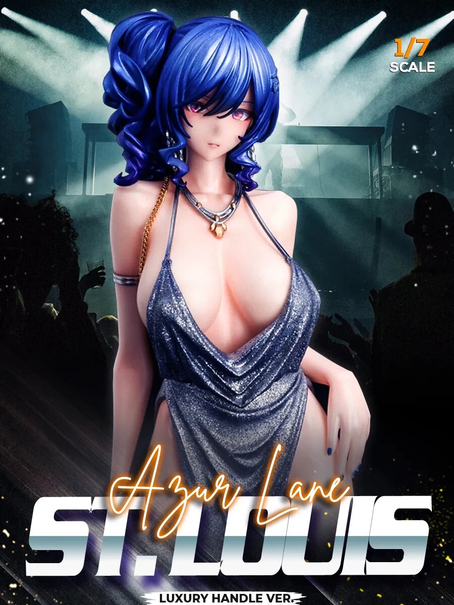Аниме фигурка Azur Lane St. Louis Luxury Handle ver. 26 см