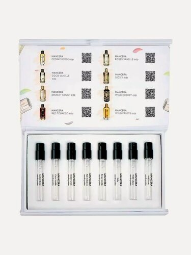 Изображение товара Набор пробников Aroma Box "Топ ароматов Mancera", унисекс, 1,5мл, 8 шт