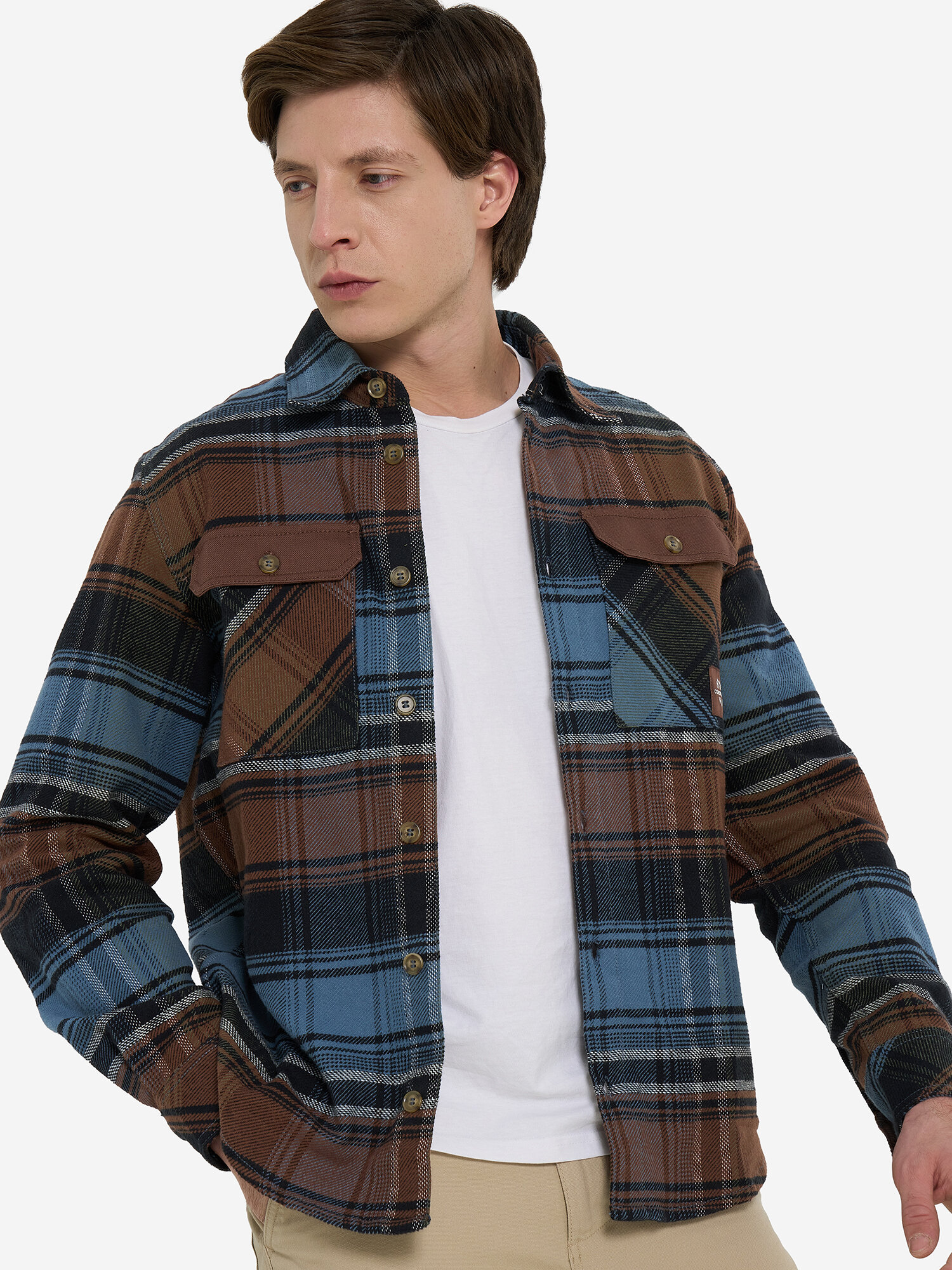 Рубашка CORDILLERO Male Flannel shirt, размер 54, cиний