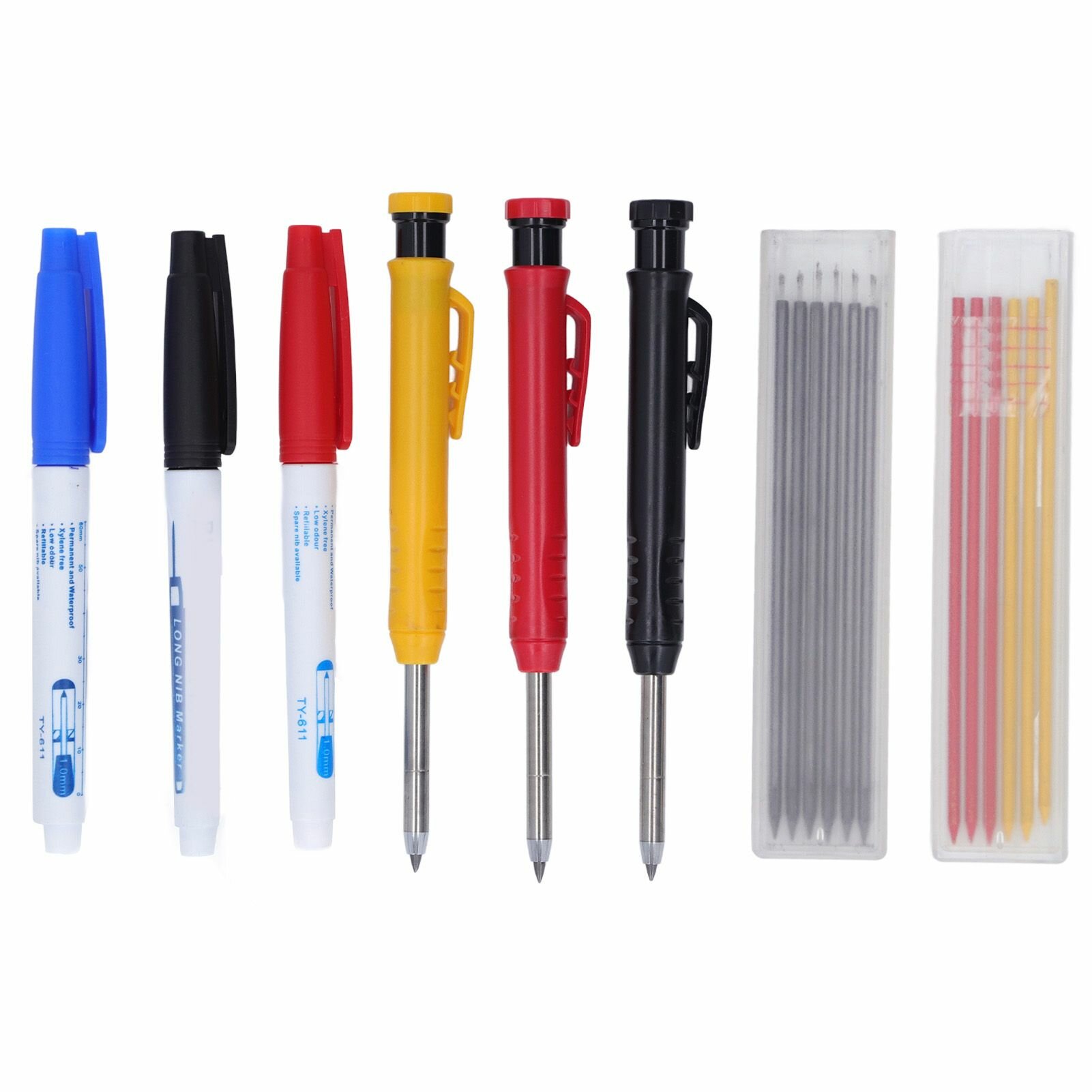 12 водостойких плотницких карандашей для разметки