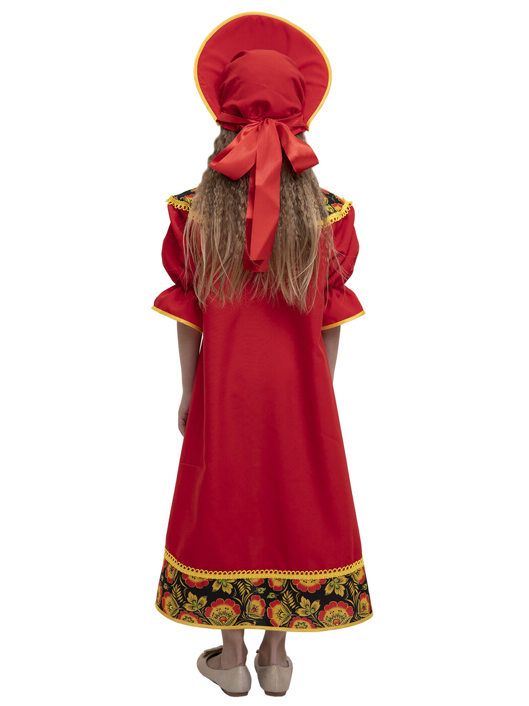 Карнавальный костюм Хохлома Хороводная р.116-122 (р.30) - русский стиль — фото 1