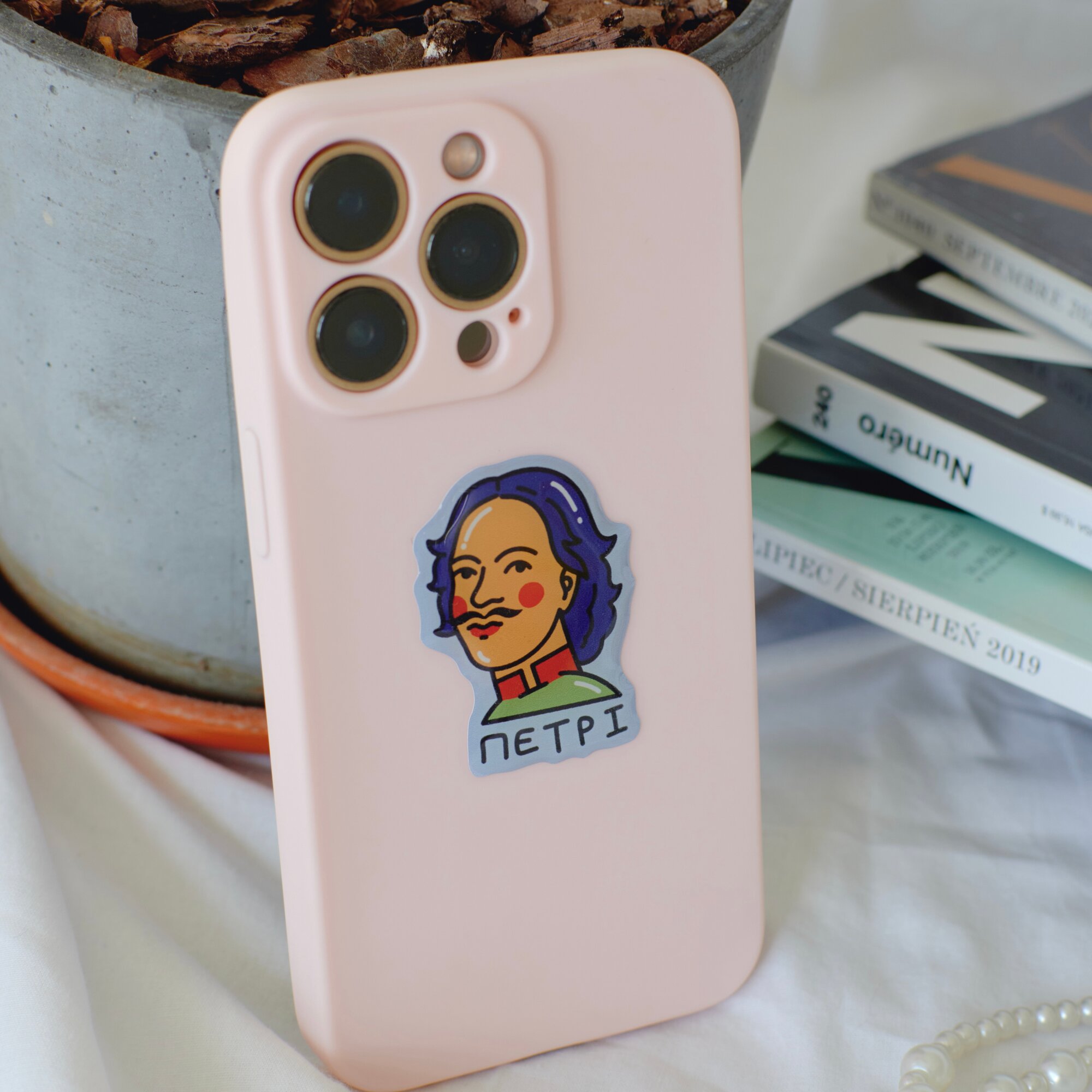 Объемная наклейка "Пётр 1". Сувениры из Санкт-Петербурга. Magniart — фото 1