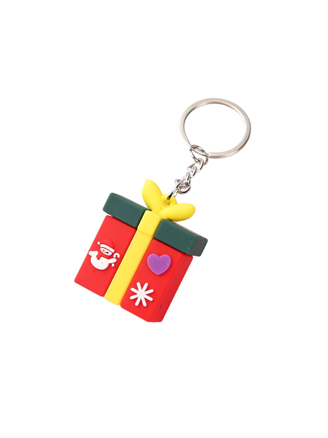 Брелок "Новый год" отличный подарок, силиконовый, новогодний, 1 шт