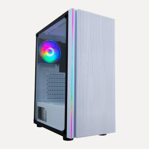 Изображение товара Корпус для компьютера Formula CL-3302W, RGB, ATX, Midi-Tower, белый