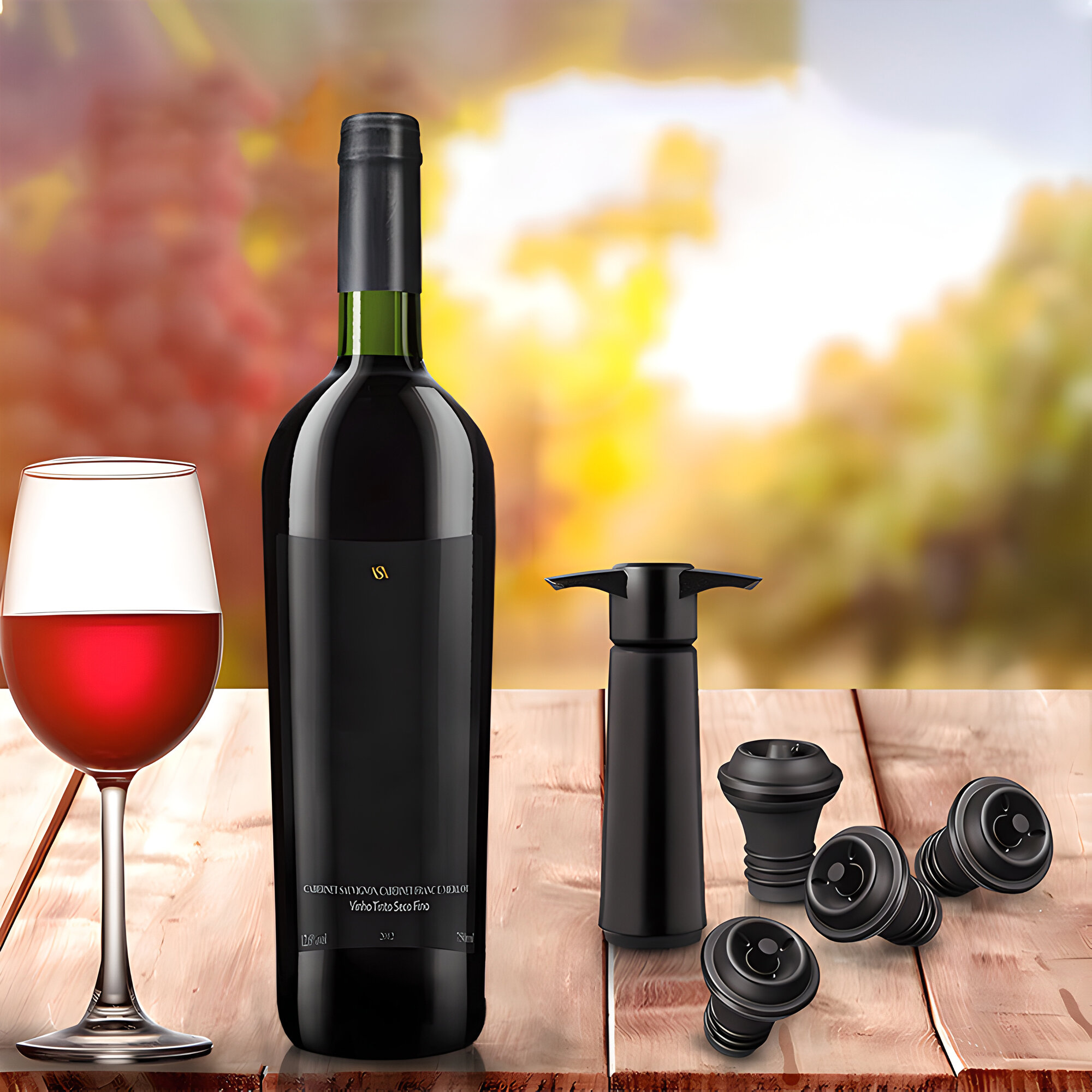 Вакуумные Пробки Xiaomi Вакуумные пробки для вина 4 шт. + помпа, пробка для вина, крышки для вина.