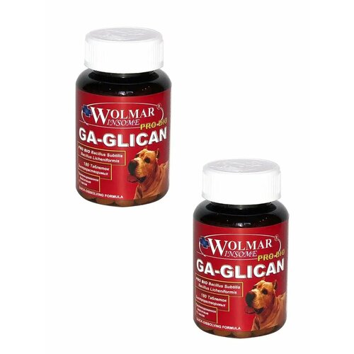 GA-GLICAN Хондропротектор для собак, 2 упаковки по 180 шт
