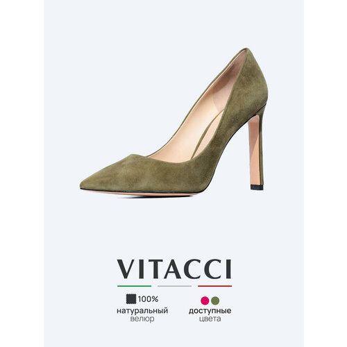 фото Туфли vitacci, размер 38, хаки