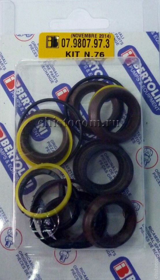 KIT 76 Уплотнения плунжеров комплект уплотнений Bertolini — фото 1