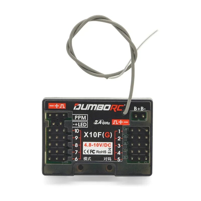 Приемник DUMBORC X10F(G) 2.4GHz 10 каналов