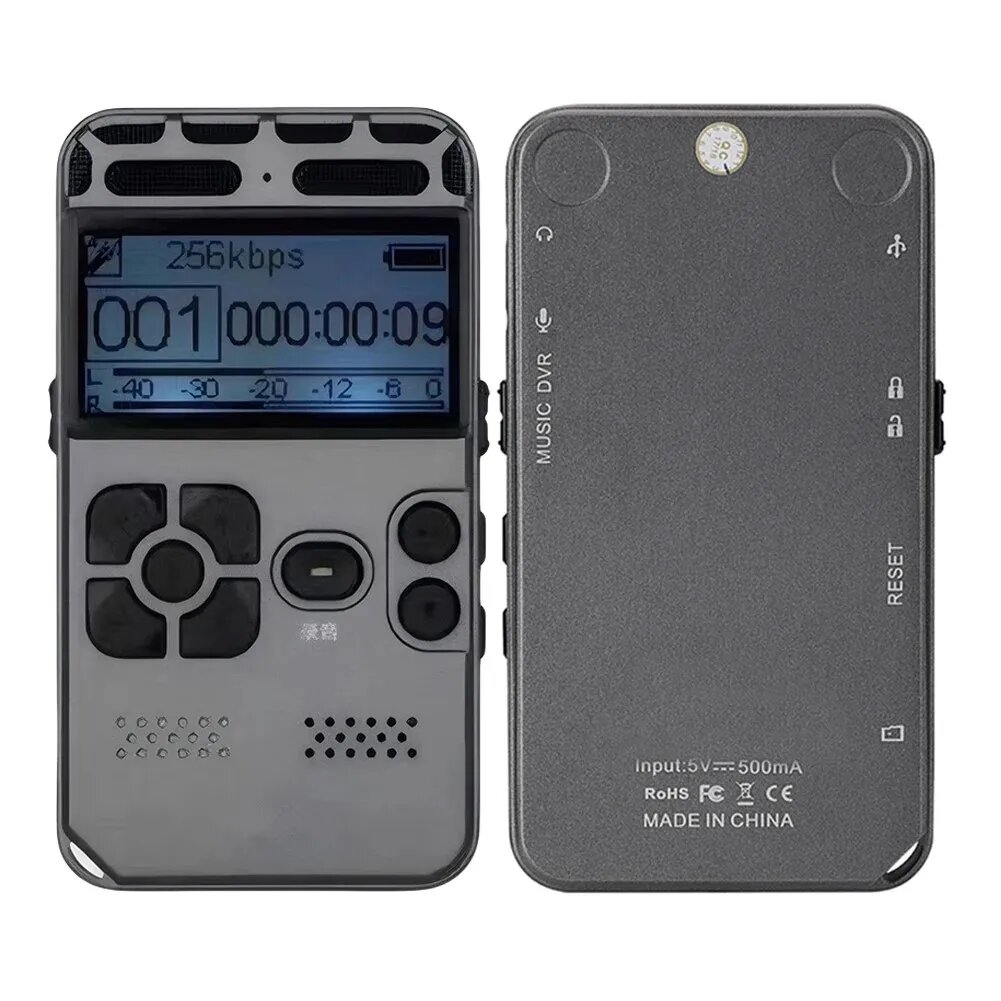 Портативный диктофон Xiaomi Mp3 с шумоподавлением