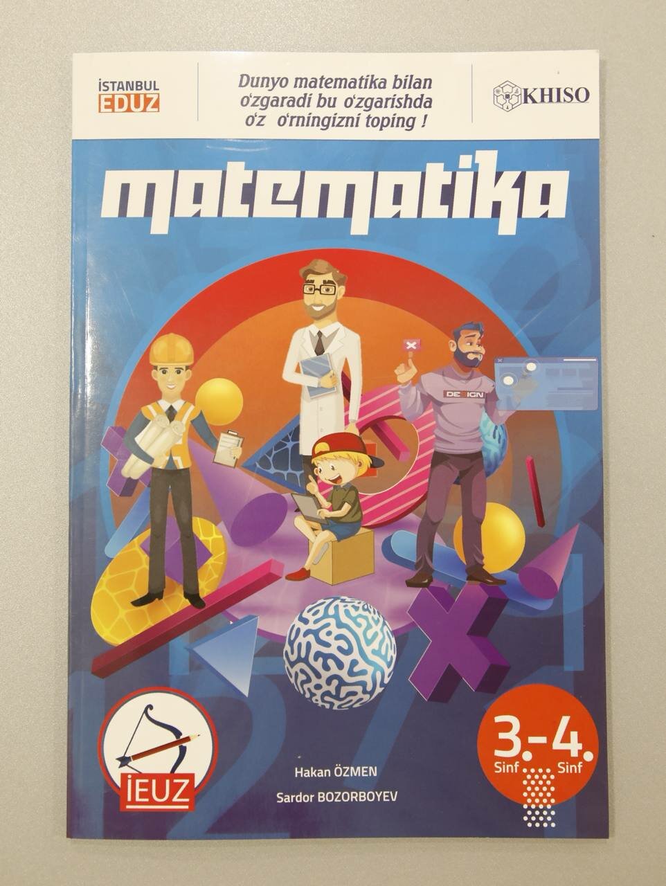 Книга Hakan Ozmеn "Математика 3-4", развитие и обучение, русский язык, 2023 г, 110 стр