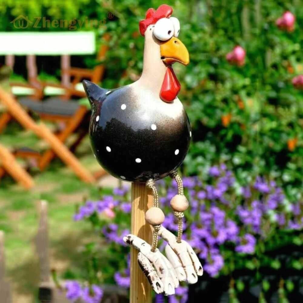 Фигурка садовая из смолы 28x85 см декоративное украшение для сада