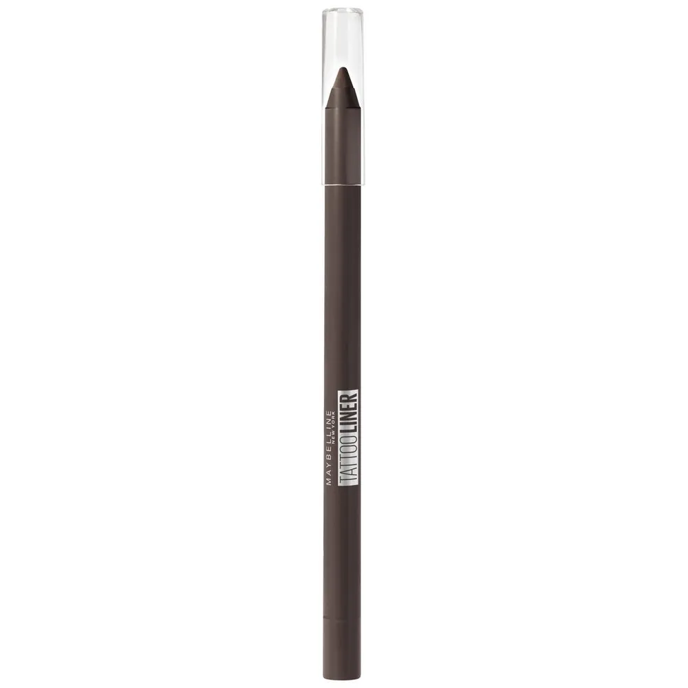 Maybelline New York Карандаш для глаз гелевый водостойкий Tattoo Liner №910 Bold brown Каштановый, 1.4 г — фото 1
