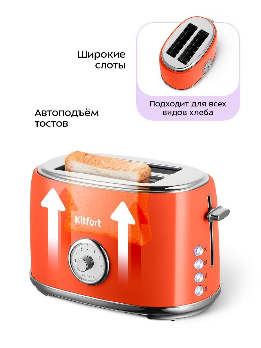 Тостер Kitfort КТ-6456 — фото 1