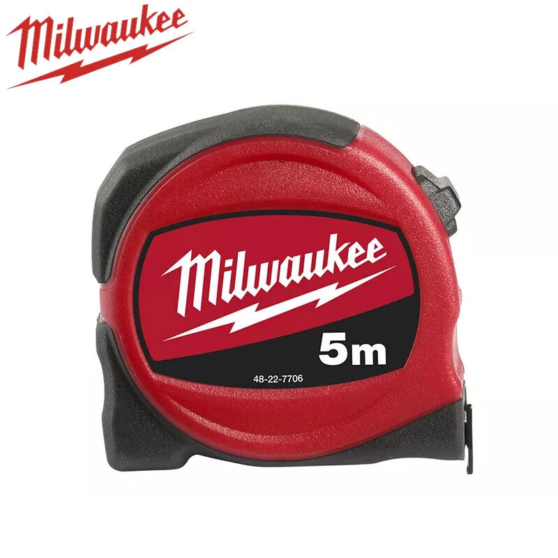 Рулетка Milwaukee 48-22-7706, 5метров, прорезиненный корпус, оригинал