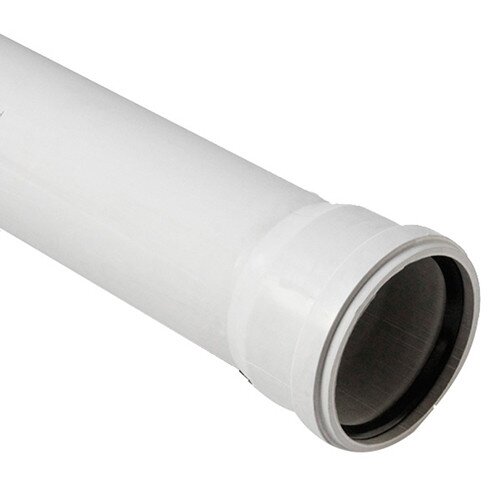 Труба бесшумная с раструбом ф110х5.3х1500 мм Stout (SKB-0002-110150)