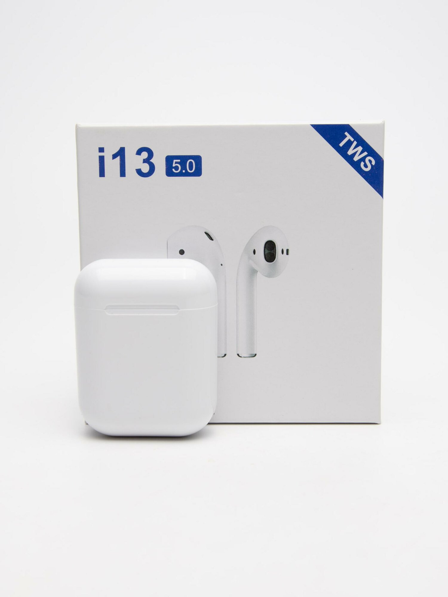 Беспроводные наушники TWS i13 Bluetooth 5.3 — сенсорное управление, зарядка Lightning