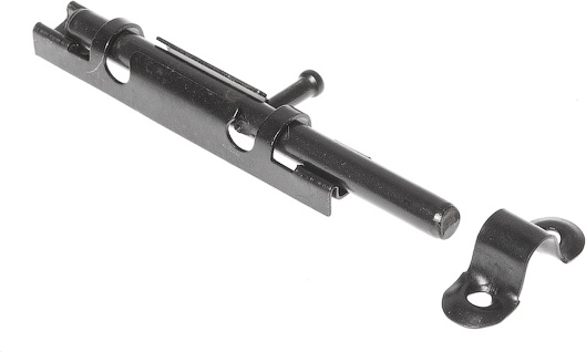 Шпингалет STARFIX, длина 82 мм, металлический, гальваника, цвет оксид — фото 1