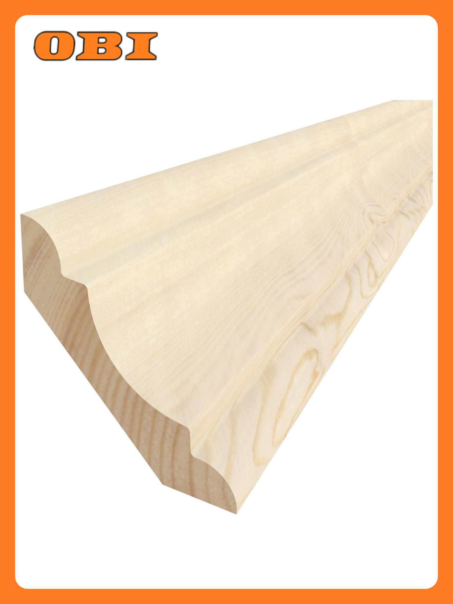 Плинтус Timber Style Классика  дерево  бежевый  2400x60x12мм