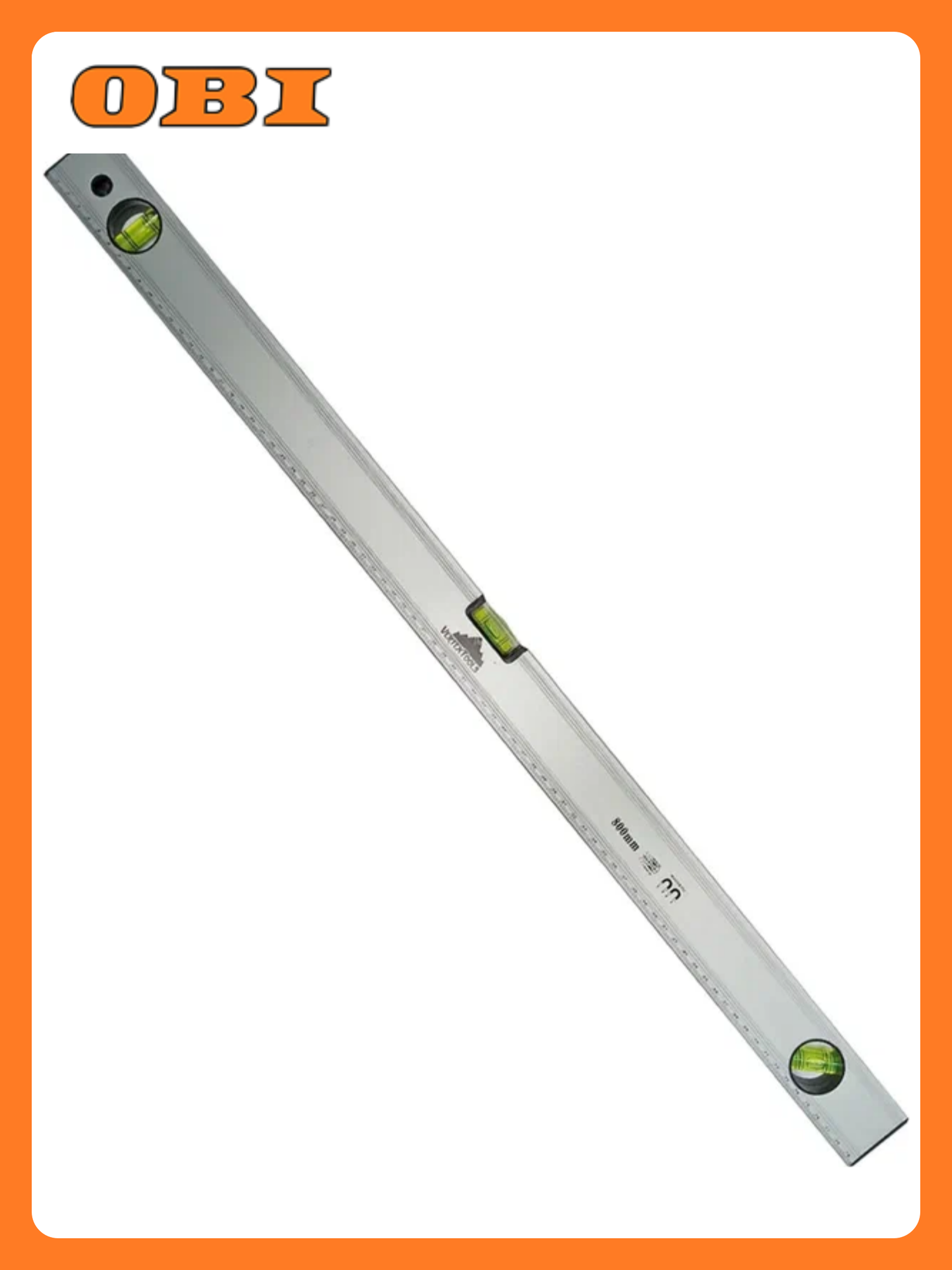 Алюминиевый уровень VertexTools 3033-800 800мм магнитный брусковый 3 глазков линейка поворотный глазок