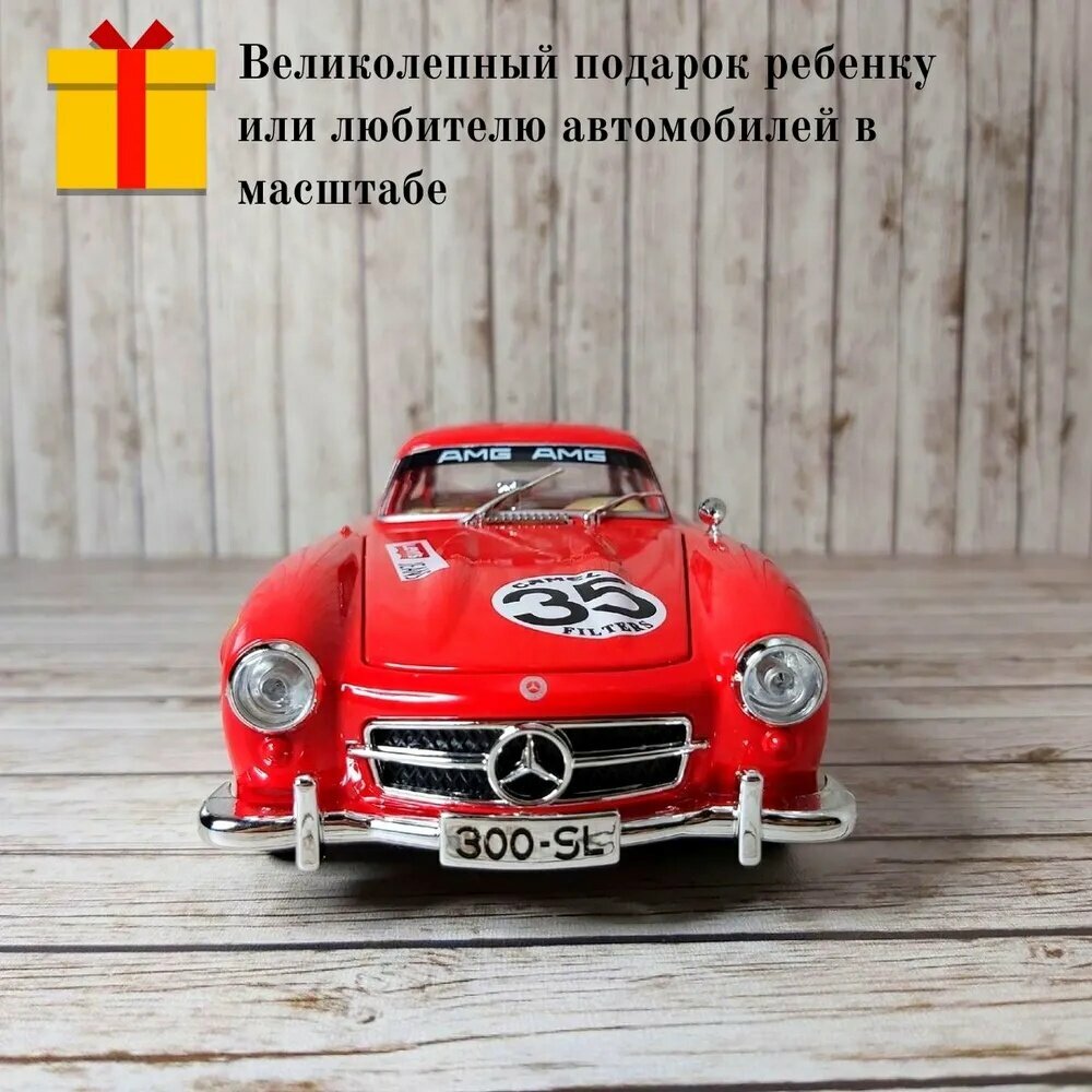 Машинка, коллекционная модель с инерционным механизмом и открывающимися дверями для юных коллекционеров — фото 1