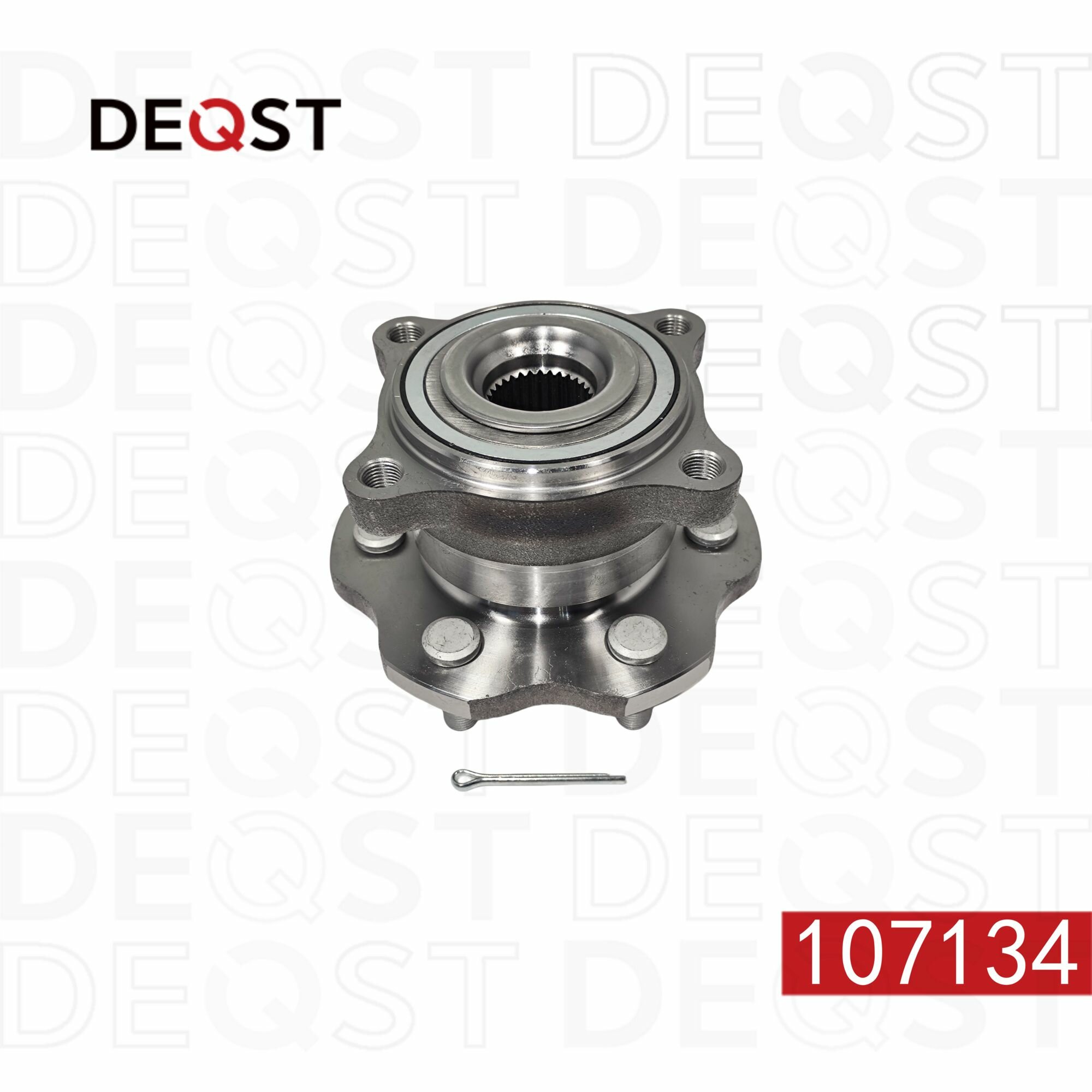 Ступица колеса с подшипником задняя, NISSAN PATHFINDER R51 , NISSAN NAVARA D40 2,5d DEQST 107134