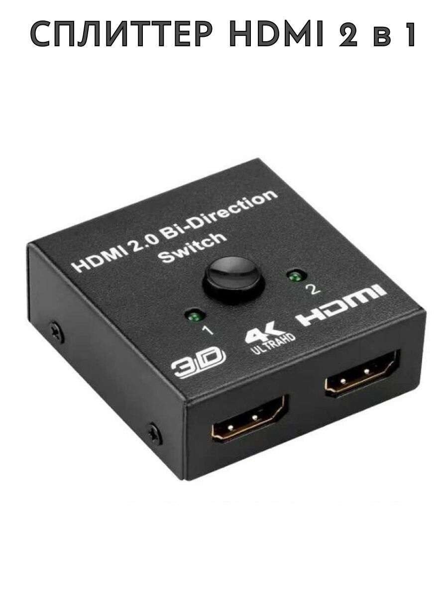 Сплиттер HDMI 2 в 1