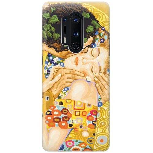 фото Cиликоновый чехол на oneplus 8 pro / ванплюс 8 про с принтом "поцелуй" gosso