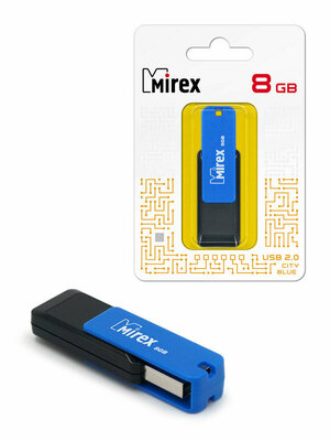 USB Флеш-накопитель MIREX CITY BLUE 8GB
